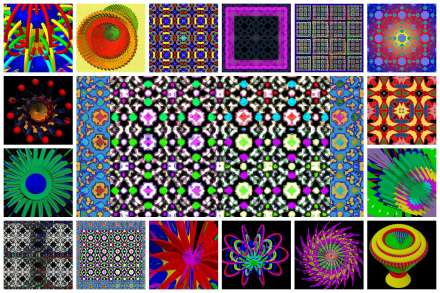 art, color, forms, objects, pattern